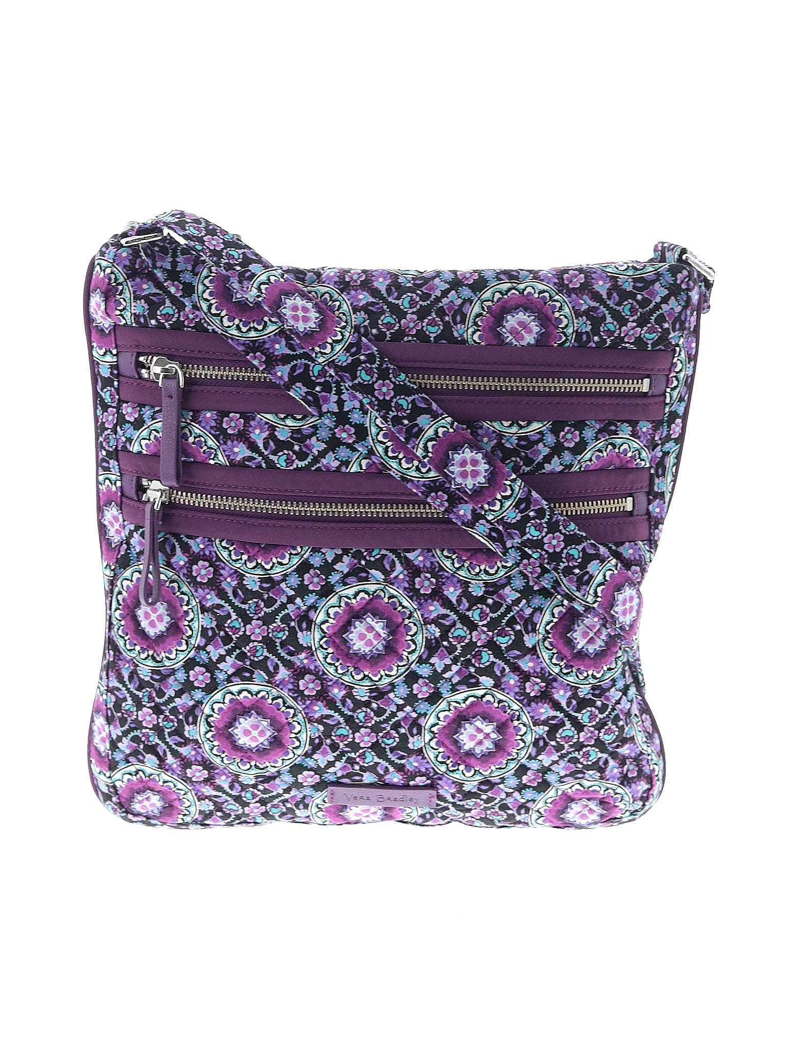 Lilac Medallion Triple Zip Hipster size - One Size